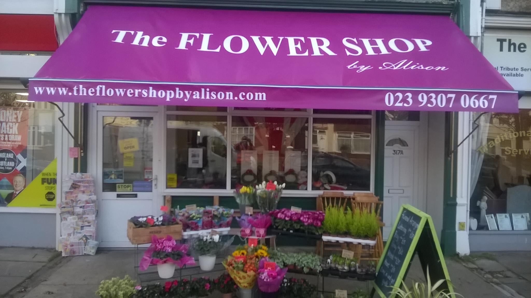 Photo of The Flower Shop By Alison front in Portsmouth