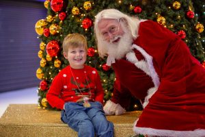 Boy and Father Christmas