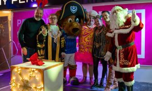 2024 stars at Christmas Lighjts Switch On