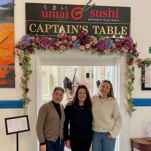 Keppels Head Owner Tring Lim, Marketing Manager Mandy Magee, Shroom Kitchen Founder + Chef Lucy Bridgewater